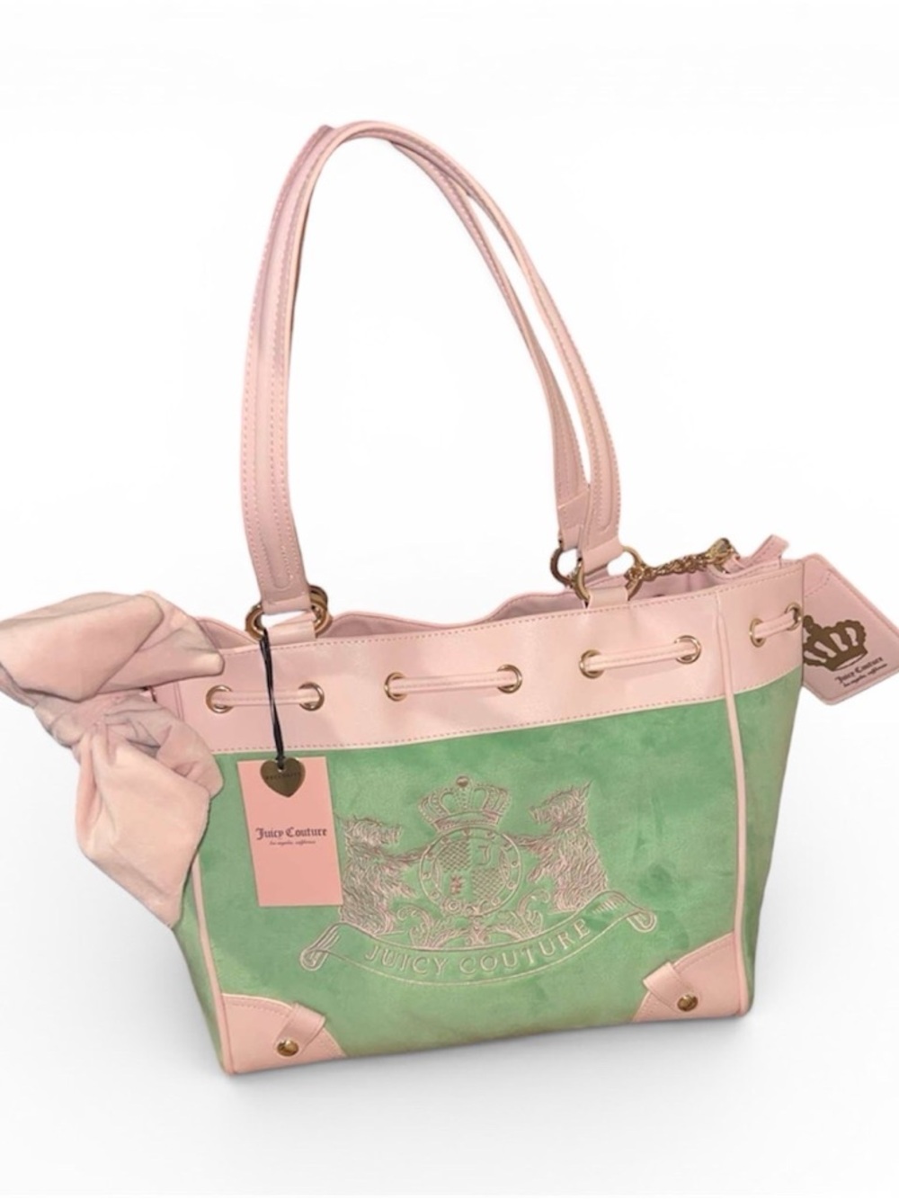 Juicy Couture Pink & Mint scottie dog daydreamer